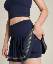 ミッドタウン テニス スコート - ネイビー/コートブルー