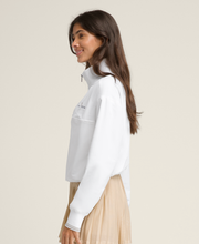 ダベンポート ウーブン ポップオーバー - ホワイト