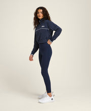 ダベンポート ウーブン ポップオーバー - クラシックネイビー/ピンストライプ