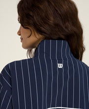 ダベンポート ウーブン ポップオーバー - クラシックネイビー/ピンストライプ