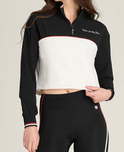 ダベンポート ウーブン ポップオーバー - ブラック/サンド