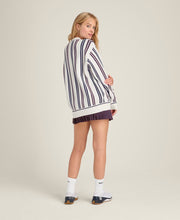 【30%OFF】スローバック カーディガン - ストライプ