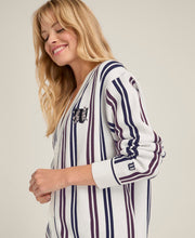 【30%OFF】スローバック カーディガン - ストライプ