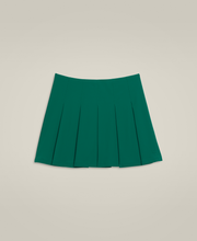 クラシック プリーツ ミニ スコート - クラブグリーン