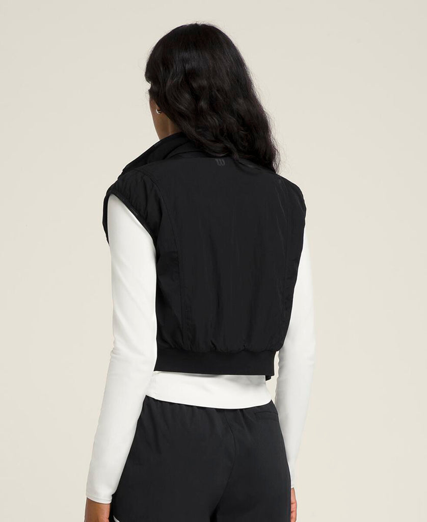 700fill Warm-Up Vest リバーシブルベスト ブラック 700fill