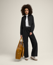 ウィン クロップド ジャケット - ブラック