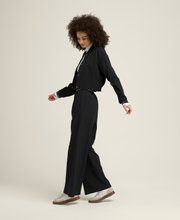 ウィン クロップド ジャケット - ブラック