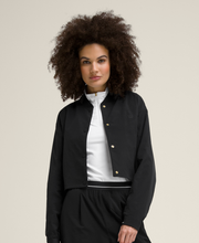 ウィン クロップド ジャケット - ブラック