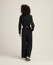 ウィン プリーツ パンツ - ブラック