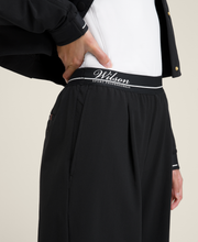 ウィン プリーツ パンツ - ブラック