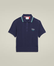 【30%OFF】ケーブルニット シュランケン エセックス ポロ - ミッドナイト