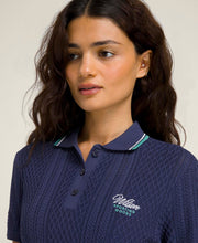 【30%OFF】ケーブルニット シュランケン エセックス ポロ - ミッドナイト