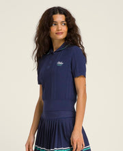 【30%OFF】ケーブルニット シュランケン エセックス ポロ - ミッドナイト