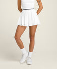 べロシティ プリーツ ショートパンツ - ホワイト