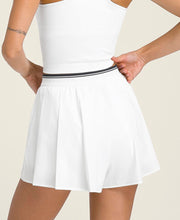 べロシティ プリーツ ショートパンツ - ホワイト