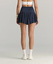 ミッドタウン ティアード スコート - パーフォレーテッド  -  クラシックネイビー