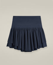 ミッドタウン ティアード スコート - パーフォレーテッド  -  クラシックネイビー