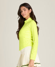 ベースライン ハーフジップ - テニスボールイエロー