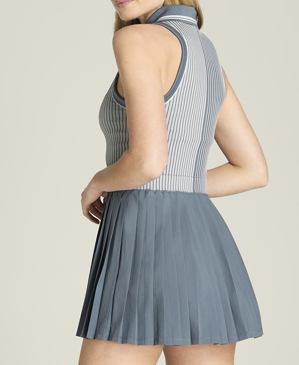 トップスピン シームレス ポロドレス