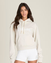 ウイルソン アメリカ シュランケン フーディー - ストーン