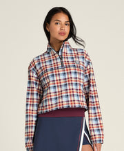 ダベンポート ウーブン ポップオーバー - プレイド プリント