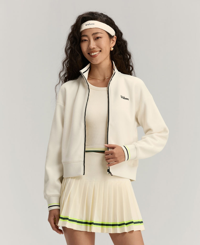 レディ フルジップ フリース - サンド by Wilson Japan Sportswear