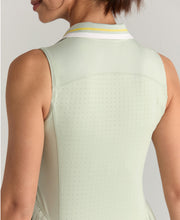 プリーツフロー ドレス - アクアグレー