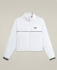 テニス ジップアップ - ホワイト