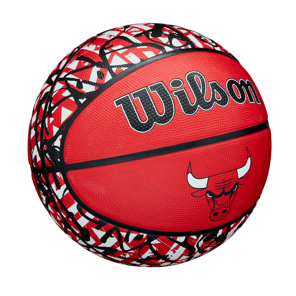 【送料無料】 ラバー シカゴ・ブルズ バスケットボール GRAFFITI TEAM NBA 7号 ウイルソン公式オンラインストア  - online Inflate Japan Wilson by アンティーク雑貨