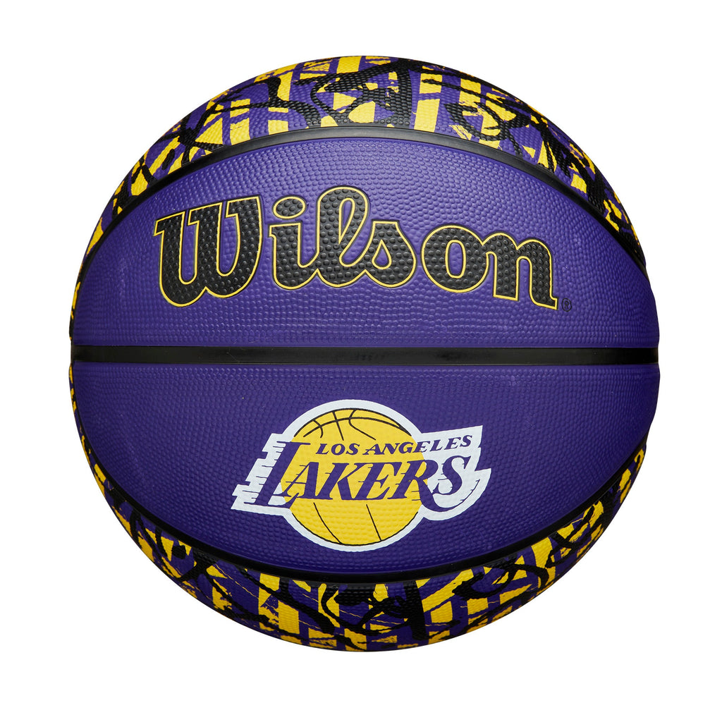 NBA TEAM GRAFFITI バスケットボール ロサンゼルス・レイカーズ ラバー 7号 by Wilson Japan Inflate  online - ウイルソン公式オンラインストア