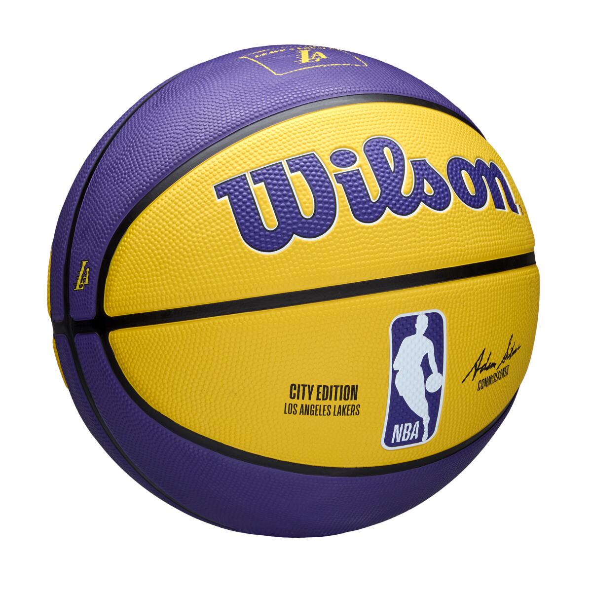 【30%OFF】2024 NBA TEAM CITY EDITION ICONシリーズ- LA レイカーズ 7号 ラバー