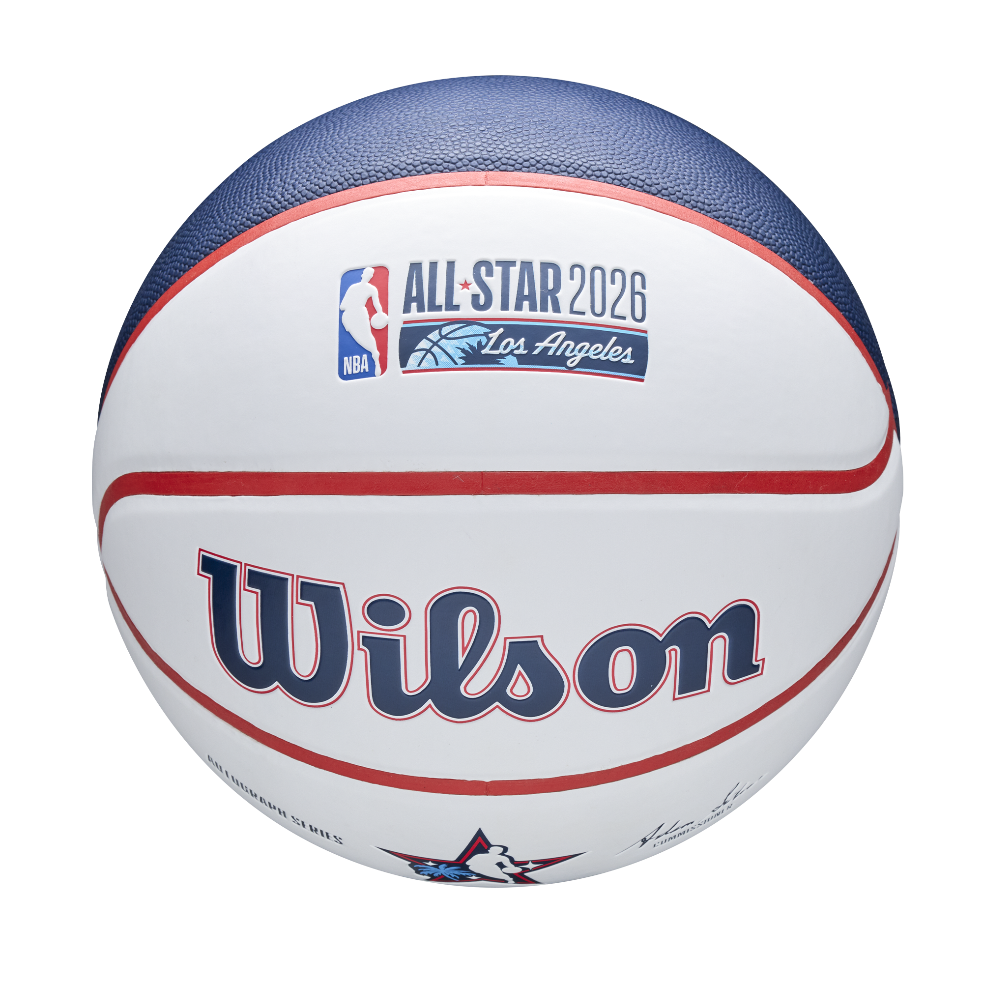 NBA ALL-STAR 2026 オートグラフボール バスケットボール - ホワイトタン