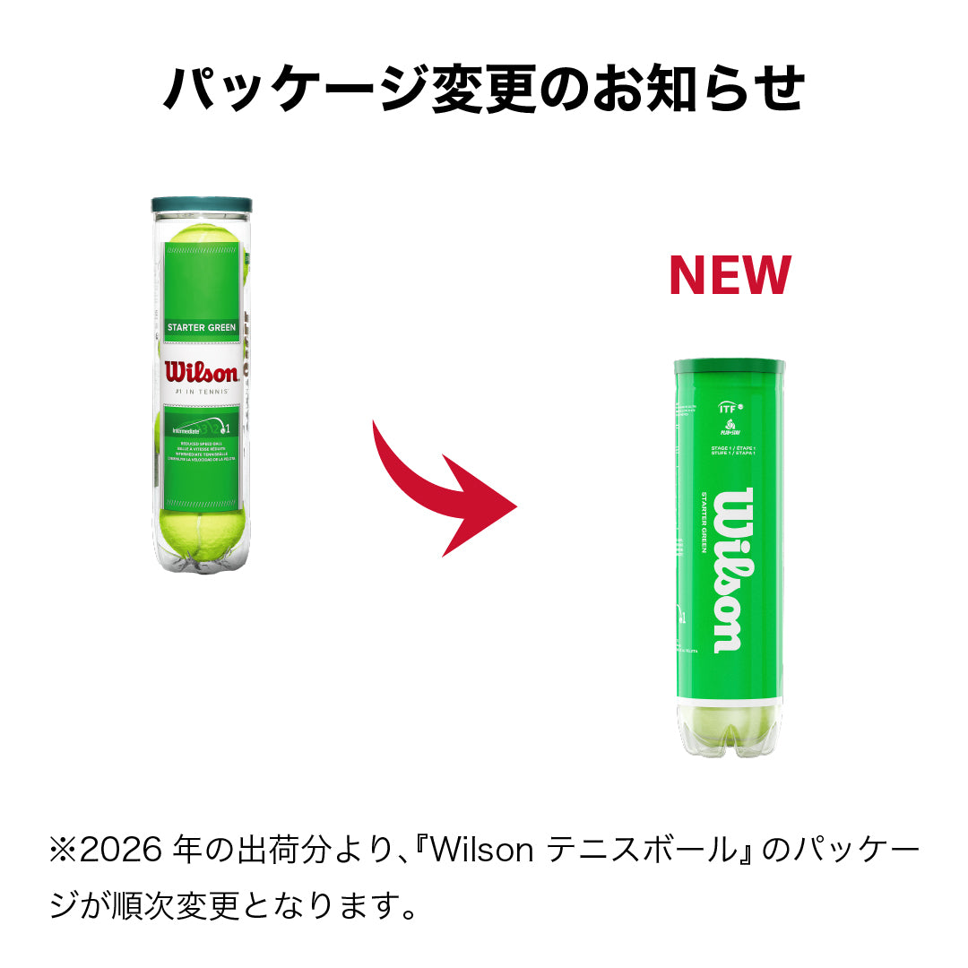 STARTER PLAY GREEN 4 テニスボール