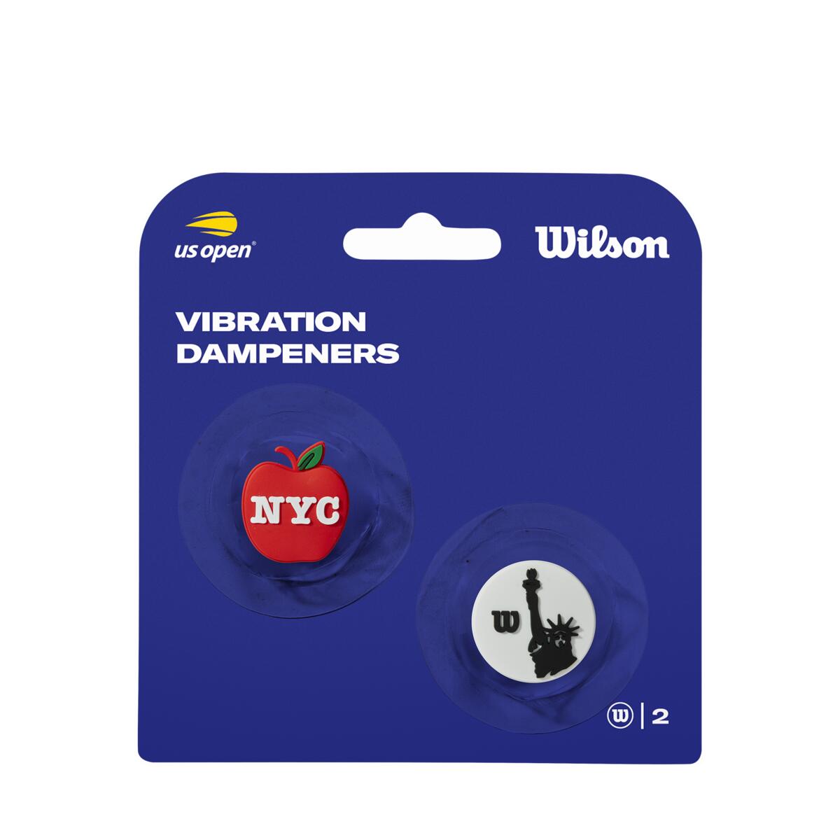 US OPEN DAMPENERS RED/BLACK 2PK