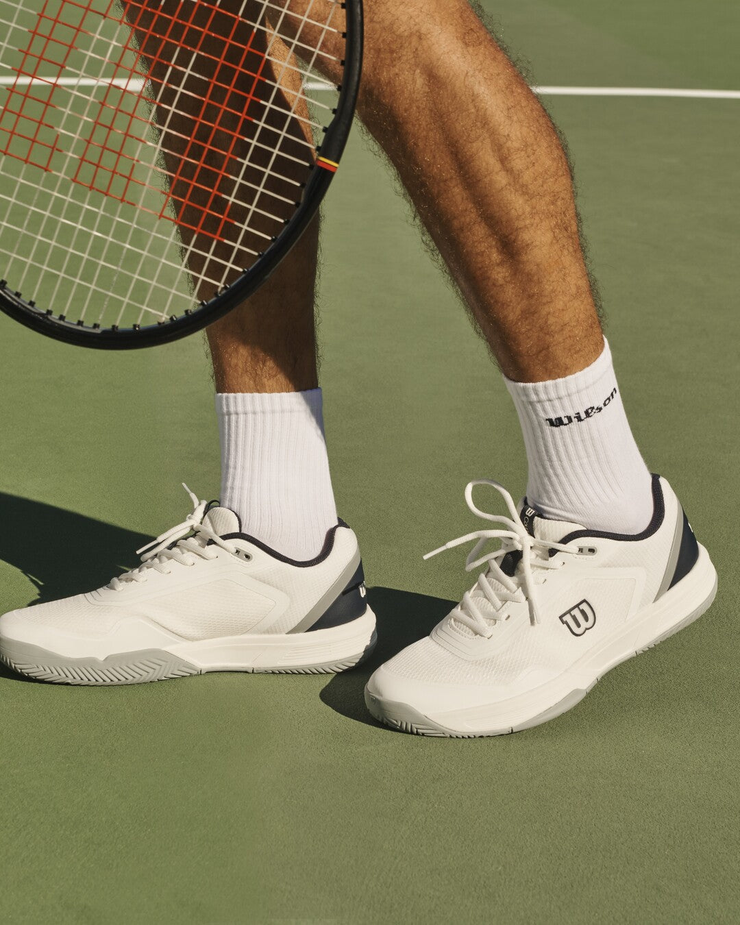 COURTGLIDE OMNI - White/Navy Blazer/Quarry by Wilson Japan