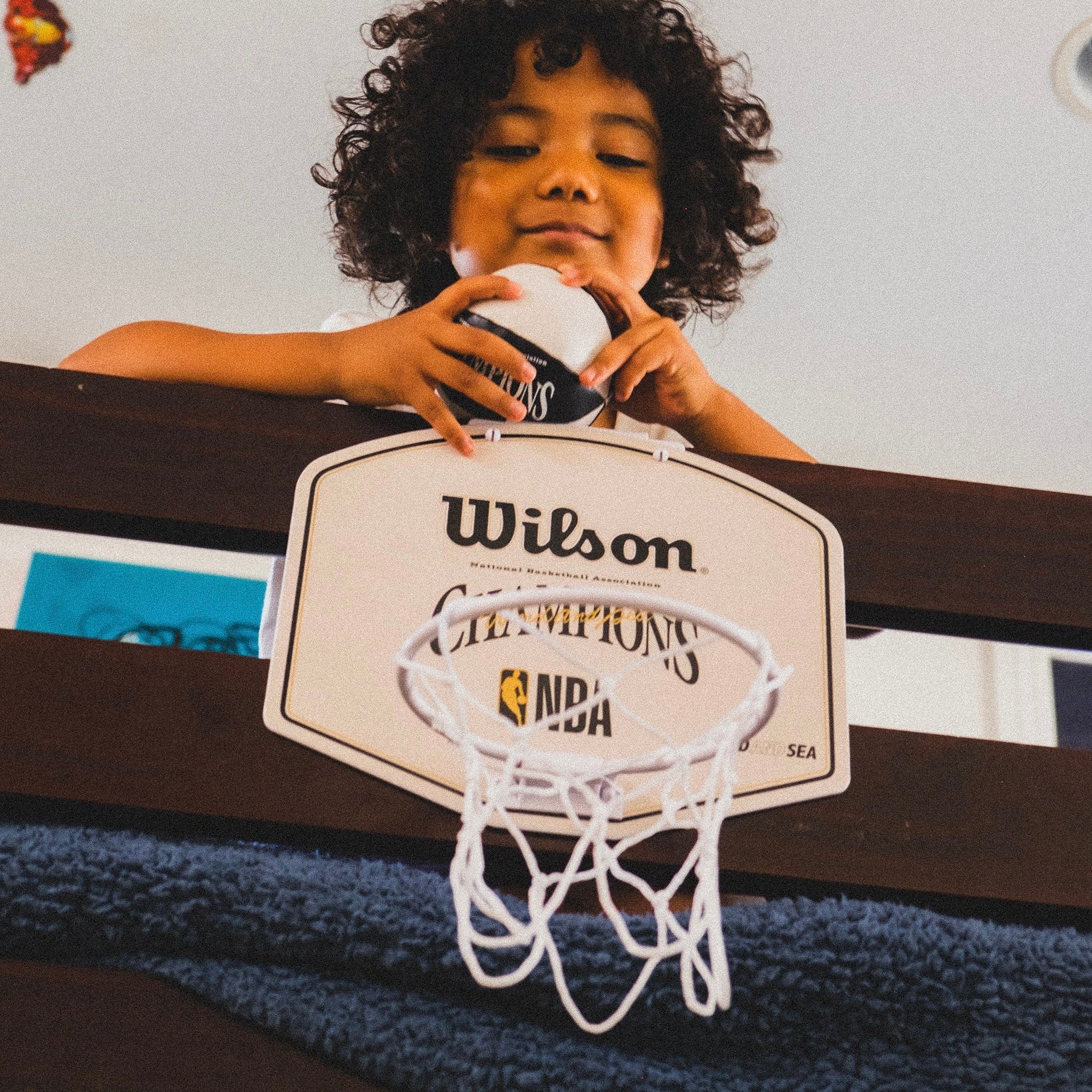NBA × Wilson × WIND AND SEA トリプルコラボ ミニフープ by Wilson