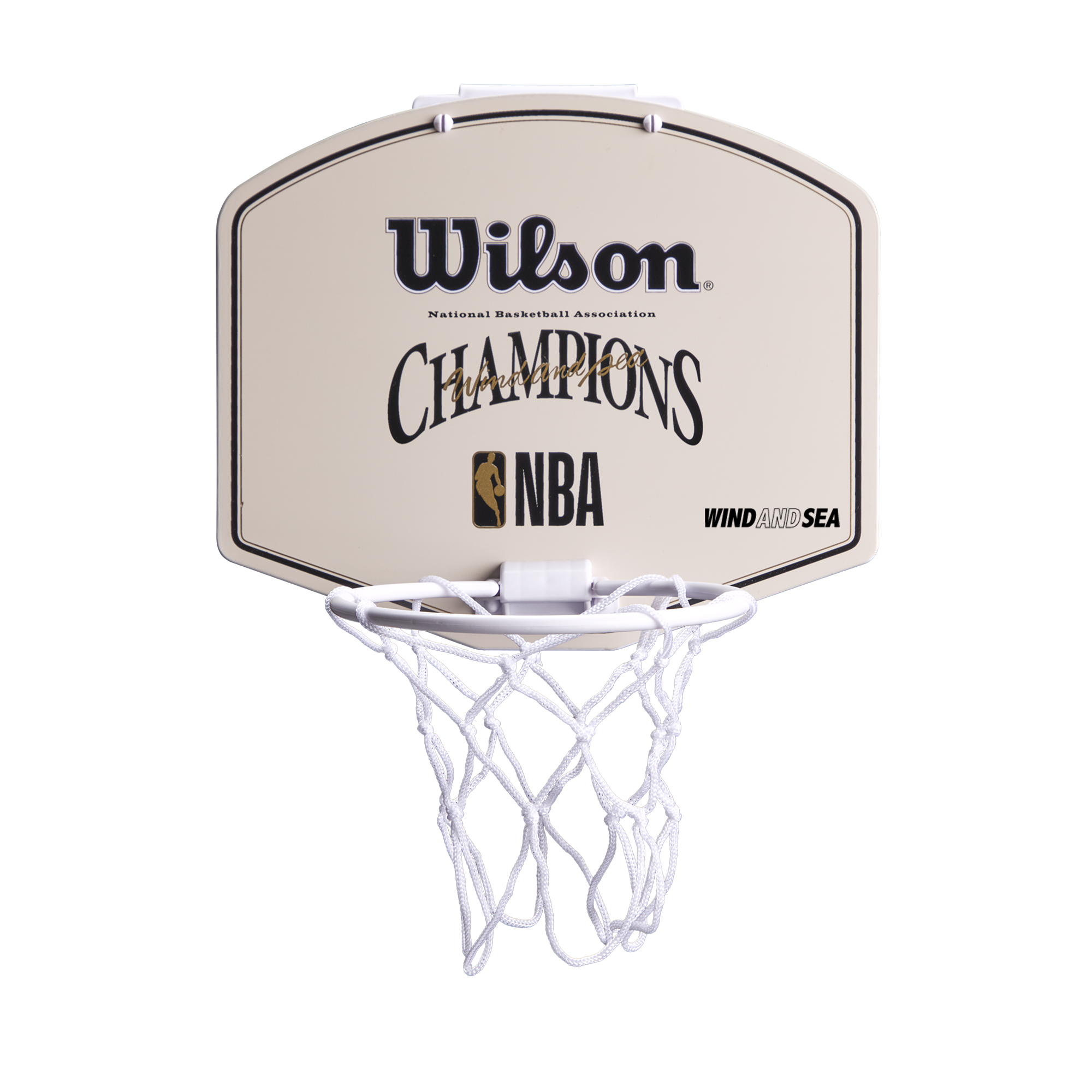 NBAファングッズ ライセンスプレート 10点セット NBA × Wilson × WIND AND SEA トリプルコラボ ミニフープ by Wilson