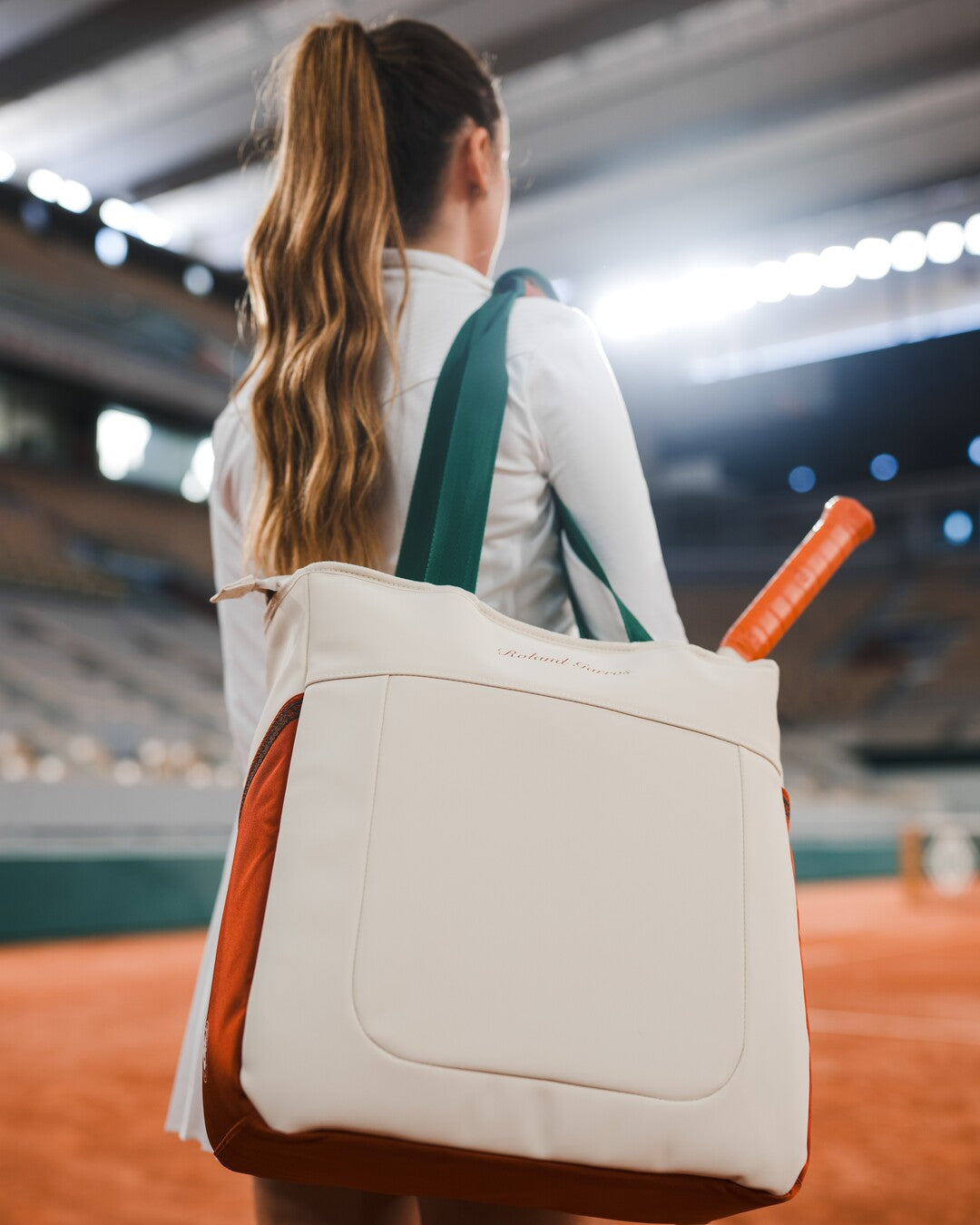 ROLAND GARROS 2026 TENNIS TOTE - Cream by Wilson Japan Racquet