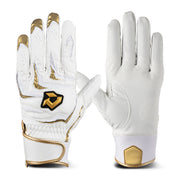 ディマリニ DM-PRO1T バッティンググラブ(両手用) - ホワイト×ゴールド