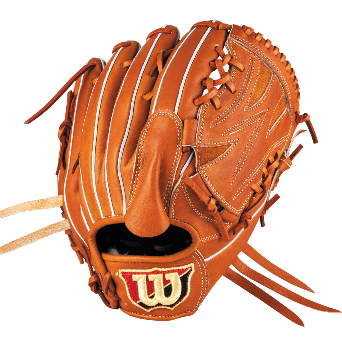 硬式用 Wilson Staff DUAL 投手用 D1型 - Tオレンジ
