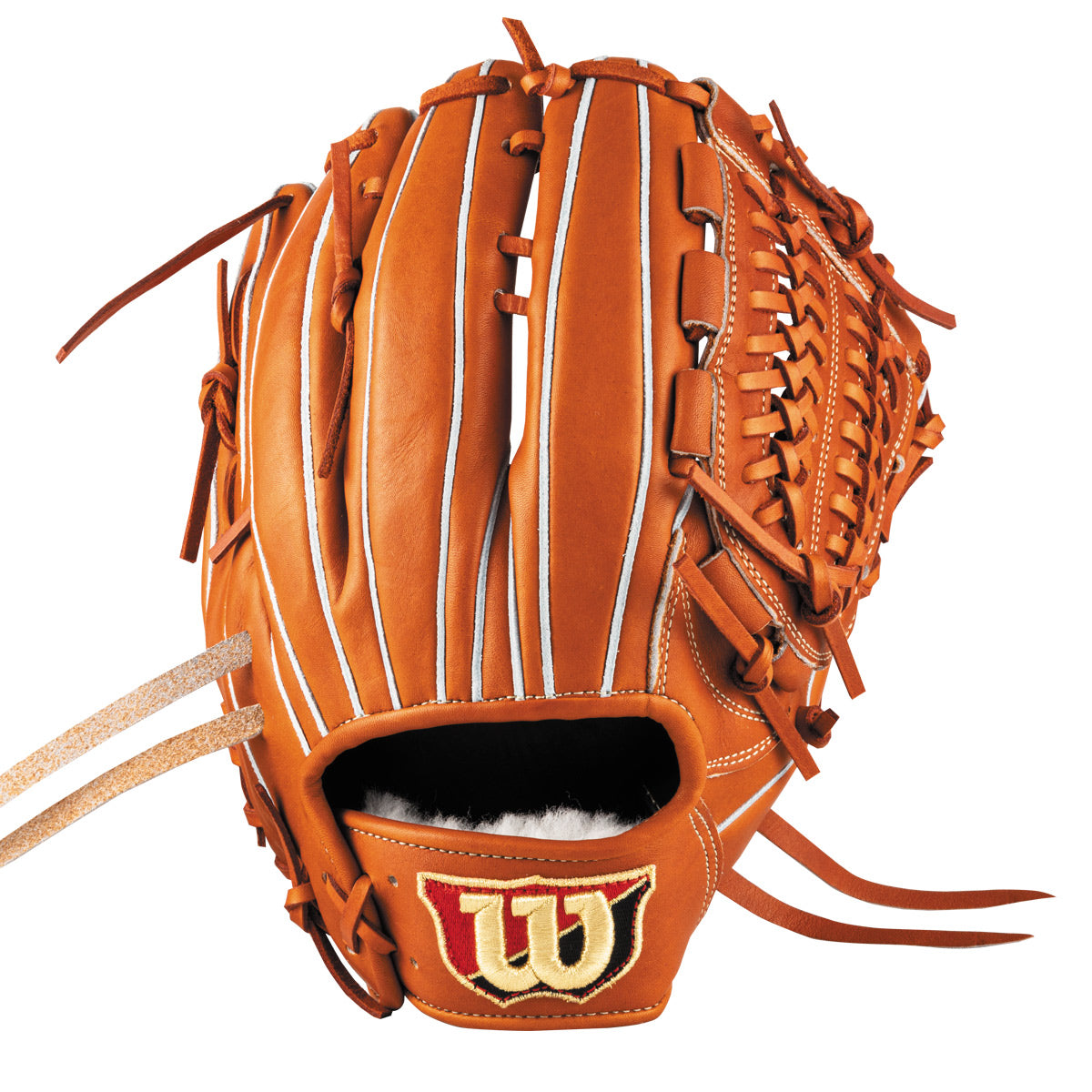 硬式用 Wilson Staff DUAL 投手/ユーティリ 33型 - Tオレンジ