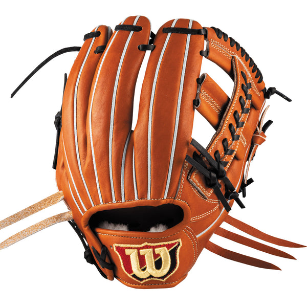 wilson staff 硬式 投手 即戦力 オレンジ ウイルソン 硬式用 Wilson Staff DUAL 内野手用 DL型 - Tオレンジ by Wilson Japan
