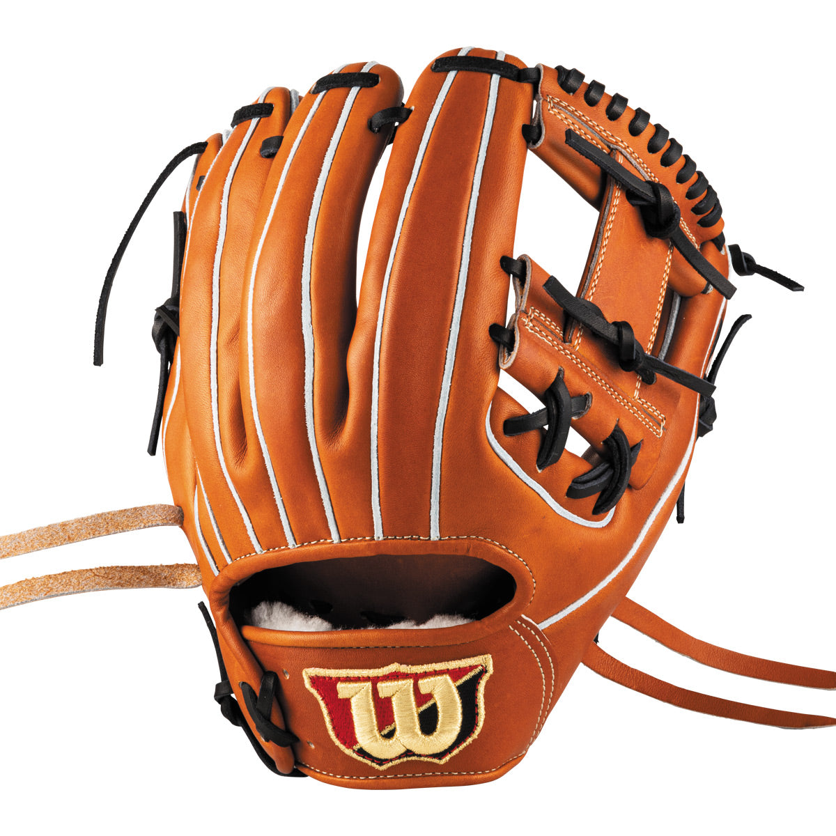 硬式用 Wilson Staff DUAL 内野手用 86型 - Tオレンジ