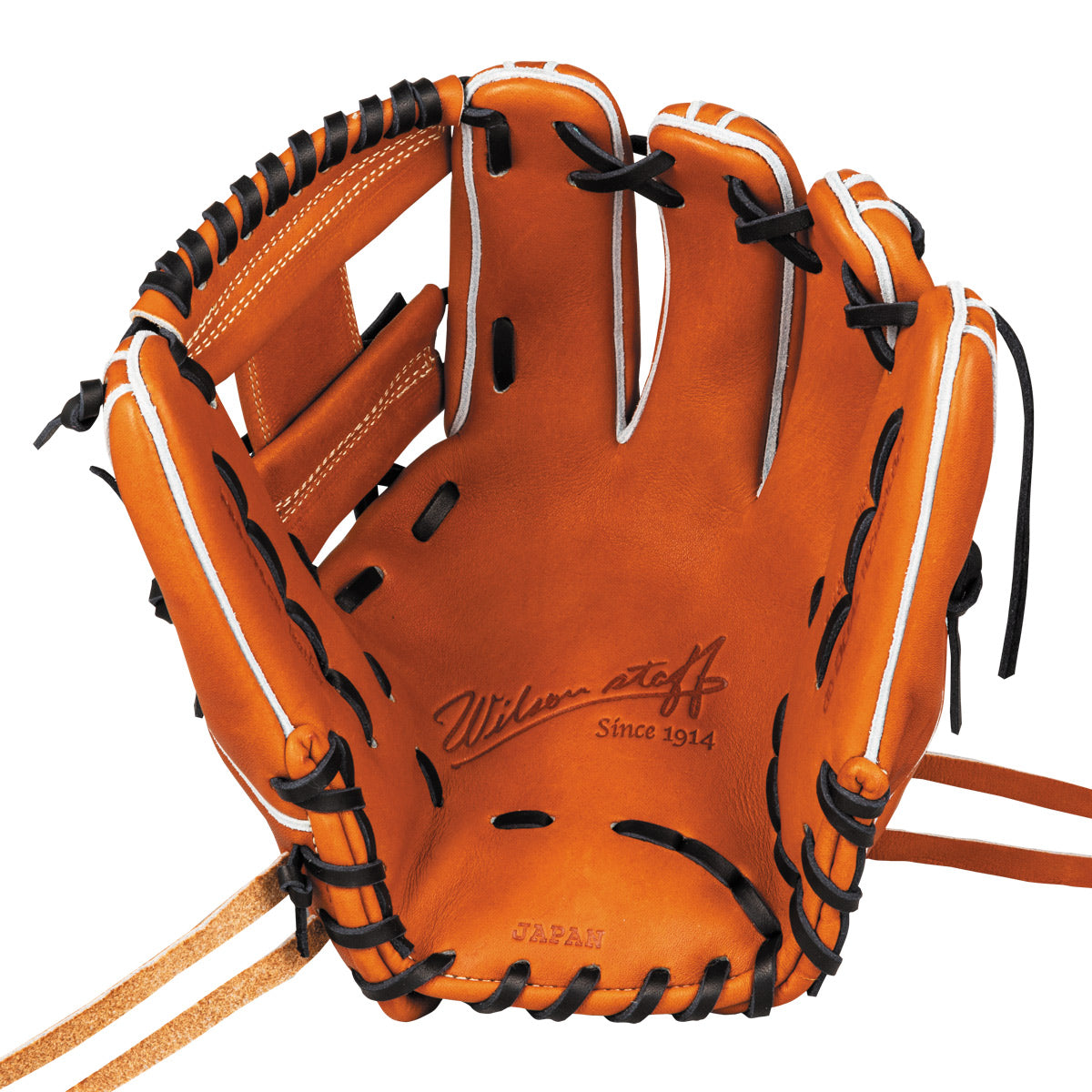 硬式用 Wilson Staff DUAL 内野手用 86型 - Tオレンジ by Wilson Japan