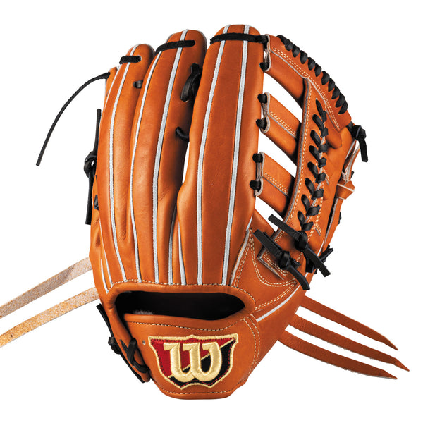 硬式用 Wilson Staff DUAL 外野手用 D8S型 - Tオレンジ by Wilson