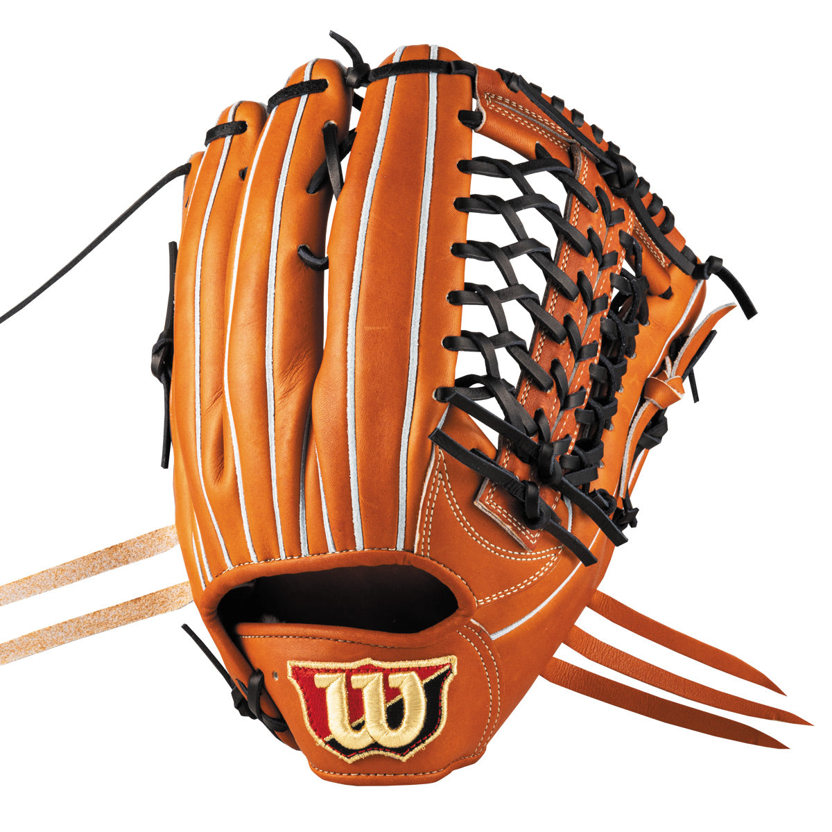 硬式用 Wilson Staff DUAL 外野手用 D8型 - Tオレンジ