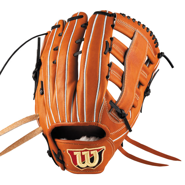 硬式用 Wilson Staff DUAL 外野手用 75型 - Tオレンジ by Wilson Japan