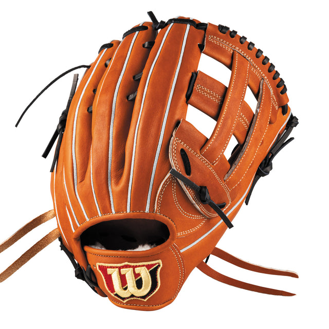 硬式用 Wilson Staff DUAL 外野手用 50型 - Tオレンジ by Wilson Japan