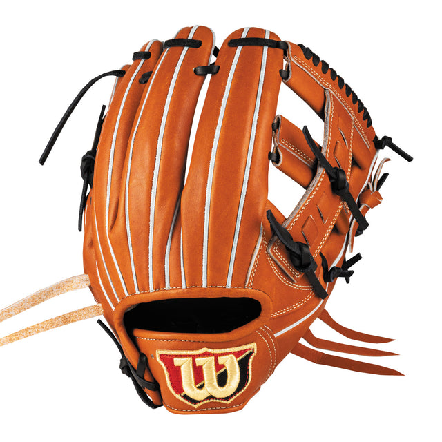 軟式用 Wilson Staff DUAL 内野手用 D5型 - Tオレンジ by Wilson Japan