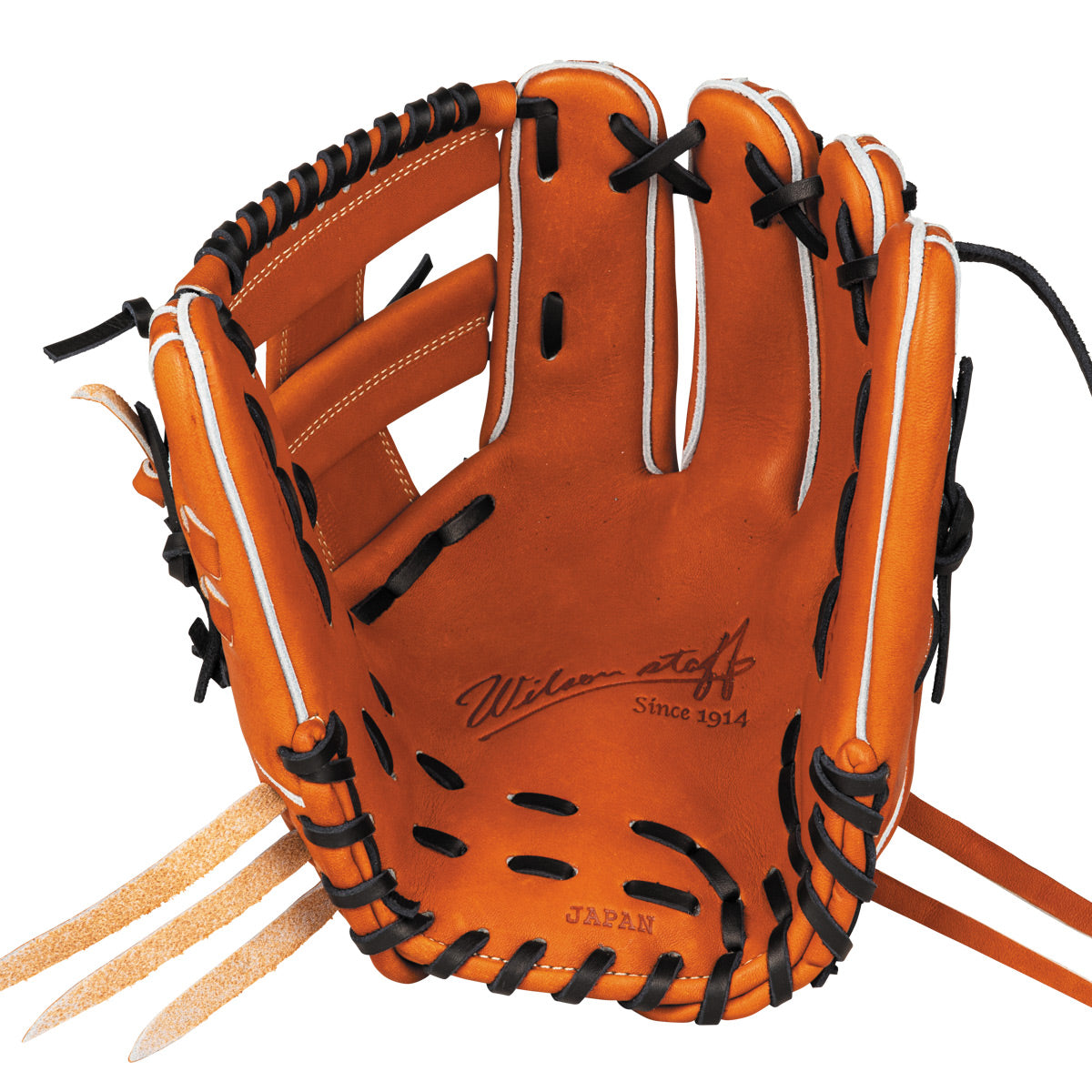 軟式用 Wilson Staff DUAL 内野手用 D5型  -  Tオレンジ